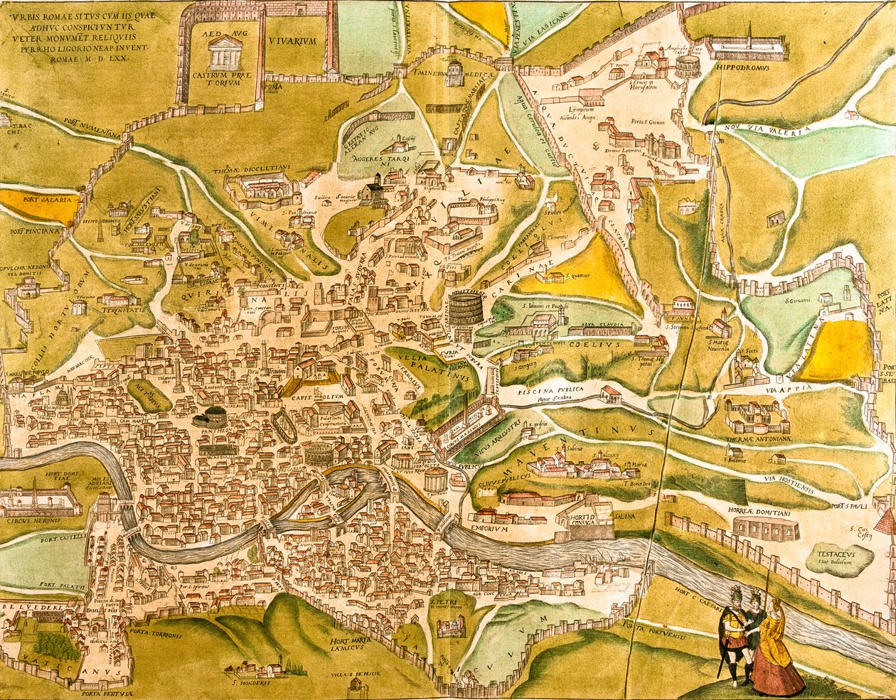 Rome, Italie - Georg and Hogenberg Franz (1535 90) Braun