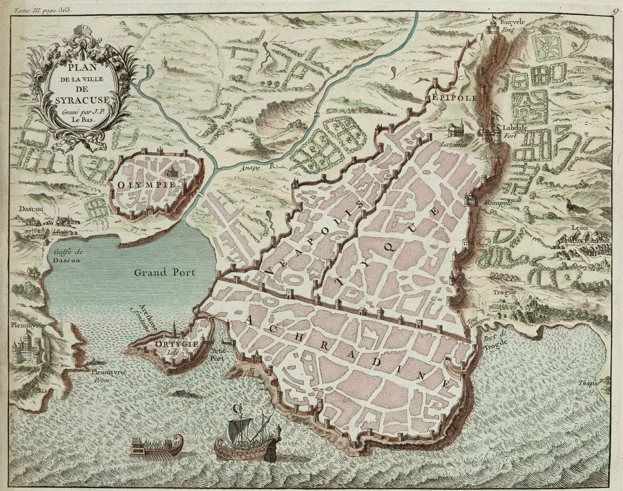 Sicile - Georg and Hogenberg Franz (1535 90) Braun