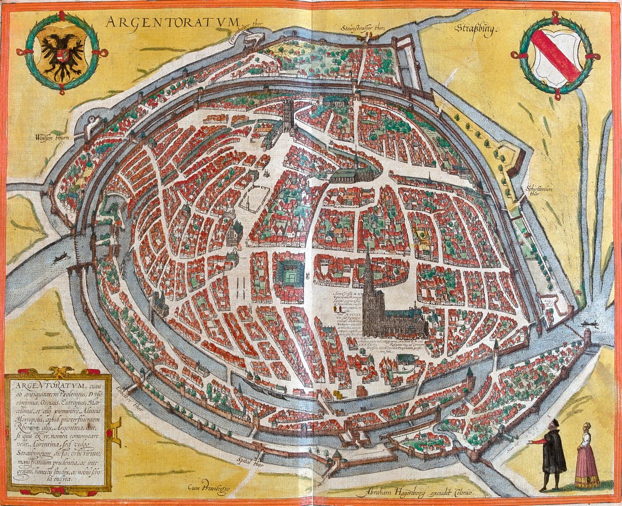 Strasbourg, France - Georg and Hogenberg Franz (1535 90) Braun