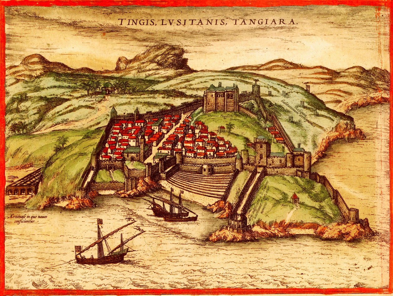 Tanger, Maroc - Georg and Hogenberg Franz (1535 90) Braun
