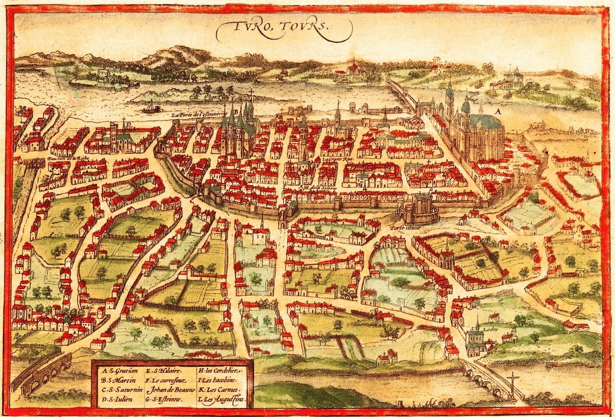Toulon, France - Georg and Hogenberg Franz (1535 90) Braun
