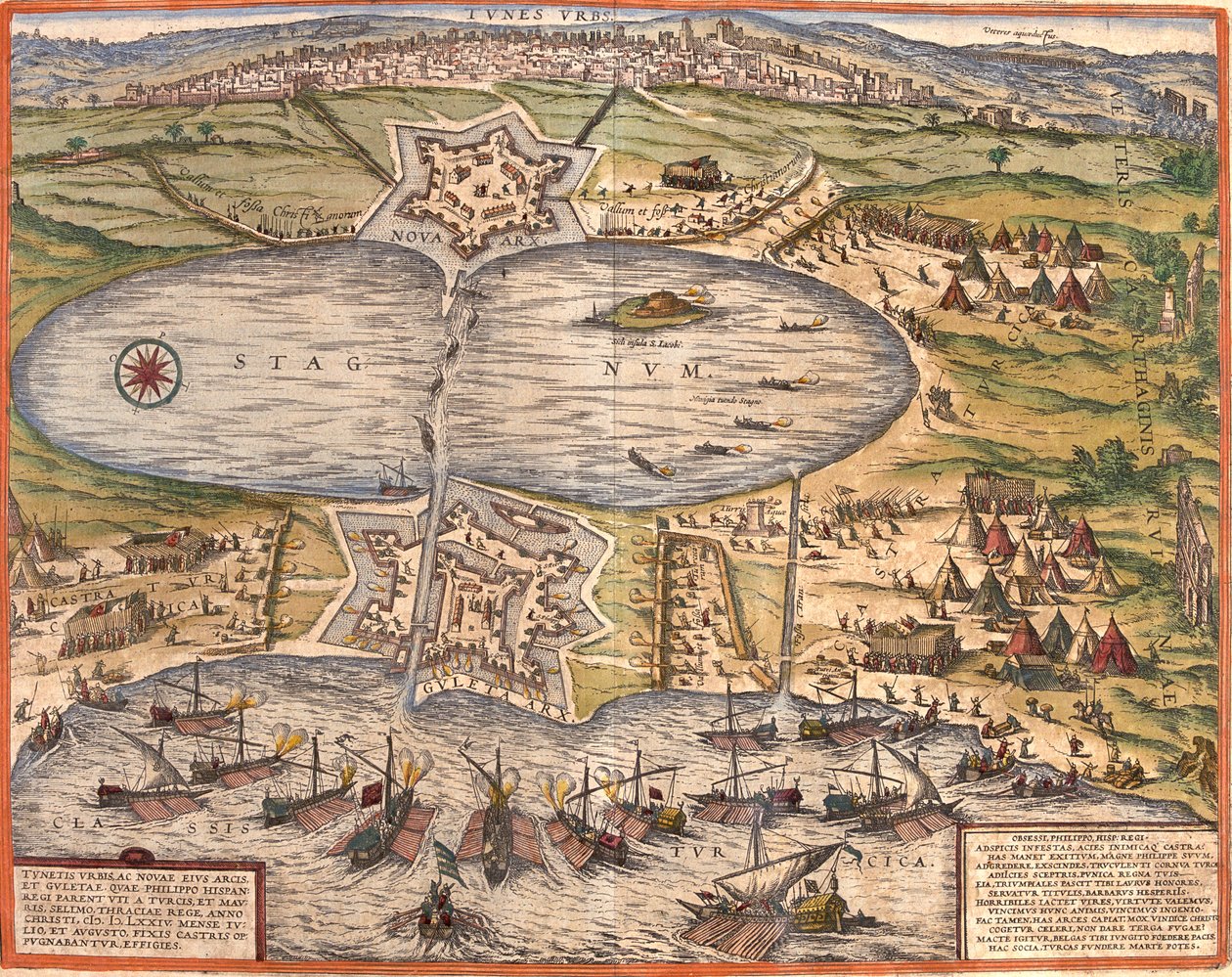 Tunis, Tunisie - Georg and Hogenberg Franz (1535 90) Braun