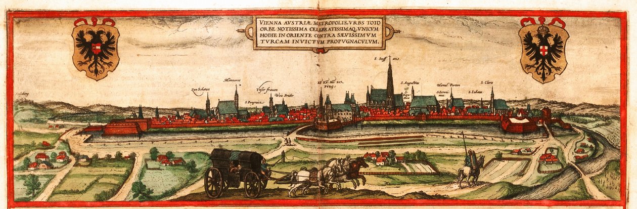 Vienne, Autriche - Georg and Hogenberg Franz (1535 90) Braun