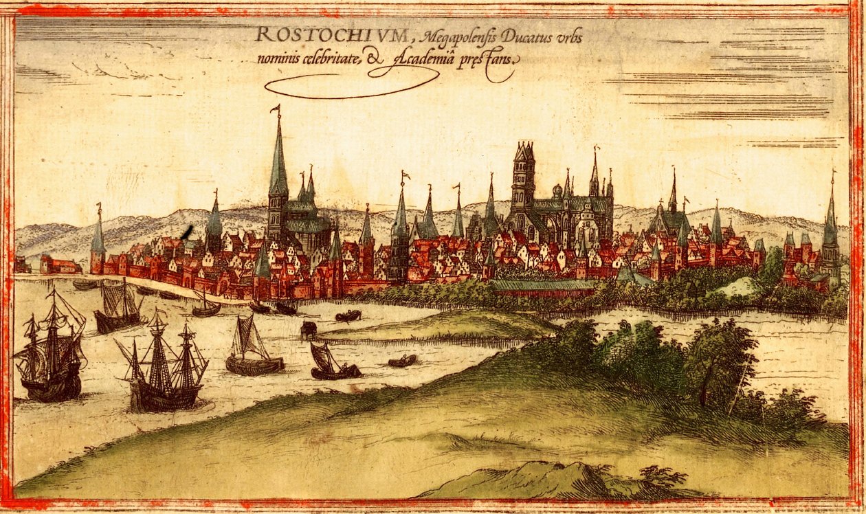 Wismar, Allemagne - Georg and Hogenberg Franz (1535 90) Braun