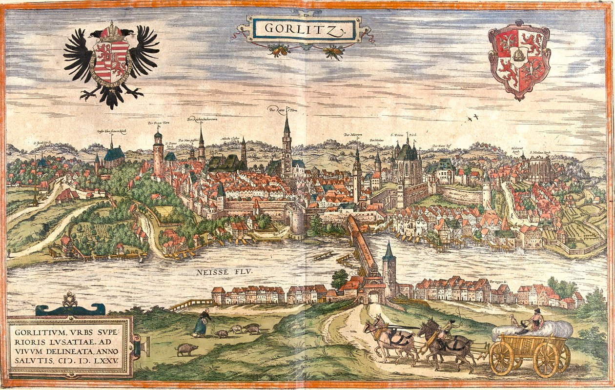 Görlitz, Allemagne - Georg and Hogenberg Franz (1535-90) Braun