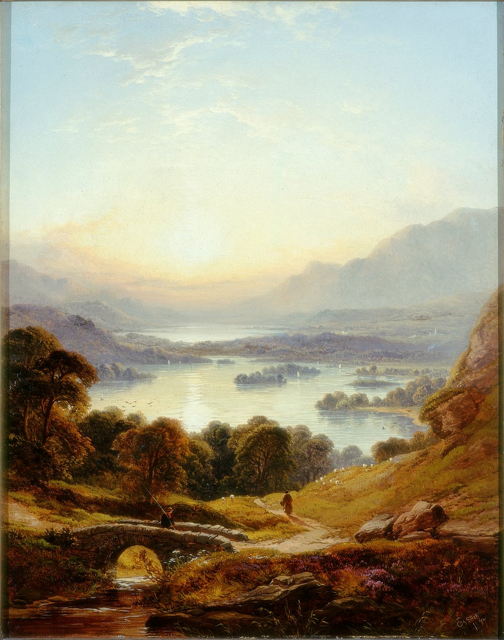 Derwentwater et Bassenthwaite Lakes, Keswick, 1877 - George Blackie Sticks