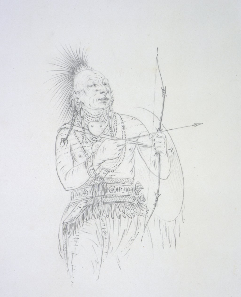 Meach-o-shin gaw (Le Petit Ours Blanc) 1852 - George Catlin
