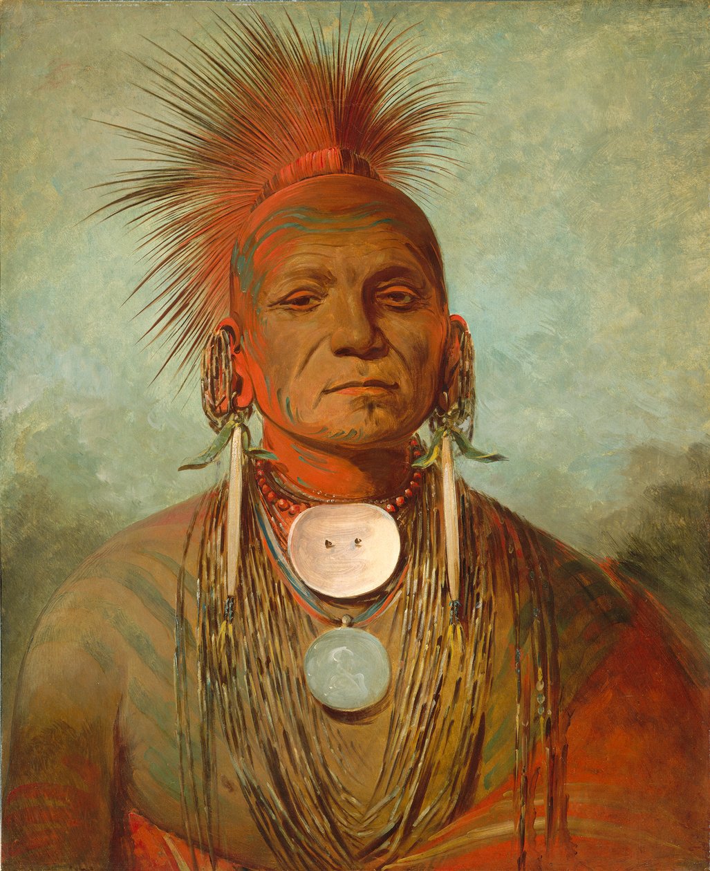See-non-ty-a, un homme-médecine Iowa - George Catlin