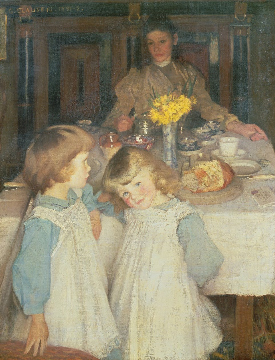 La table du petit-déjeuner - George Clausen