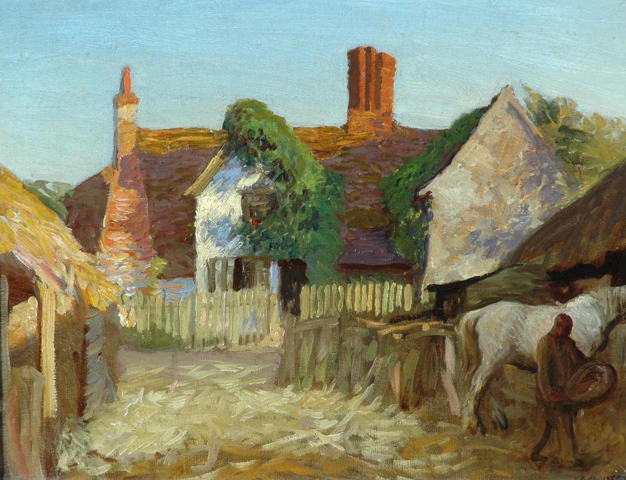 Ferme Winzes, 1905-10 - George Clausen