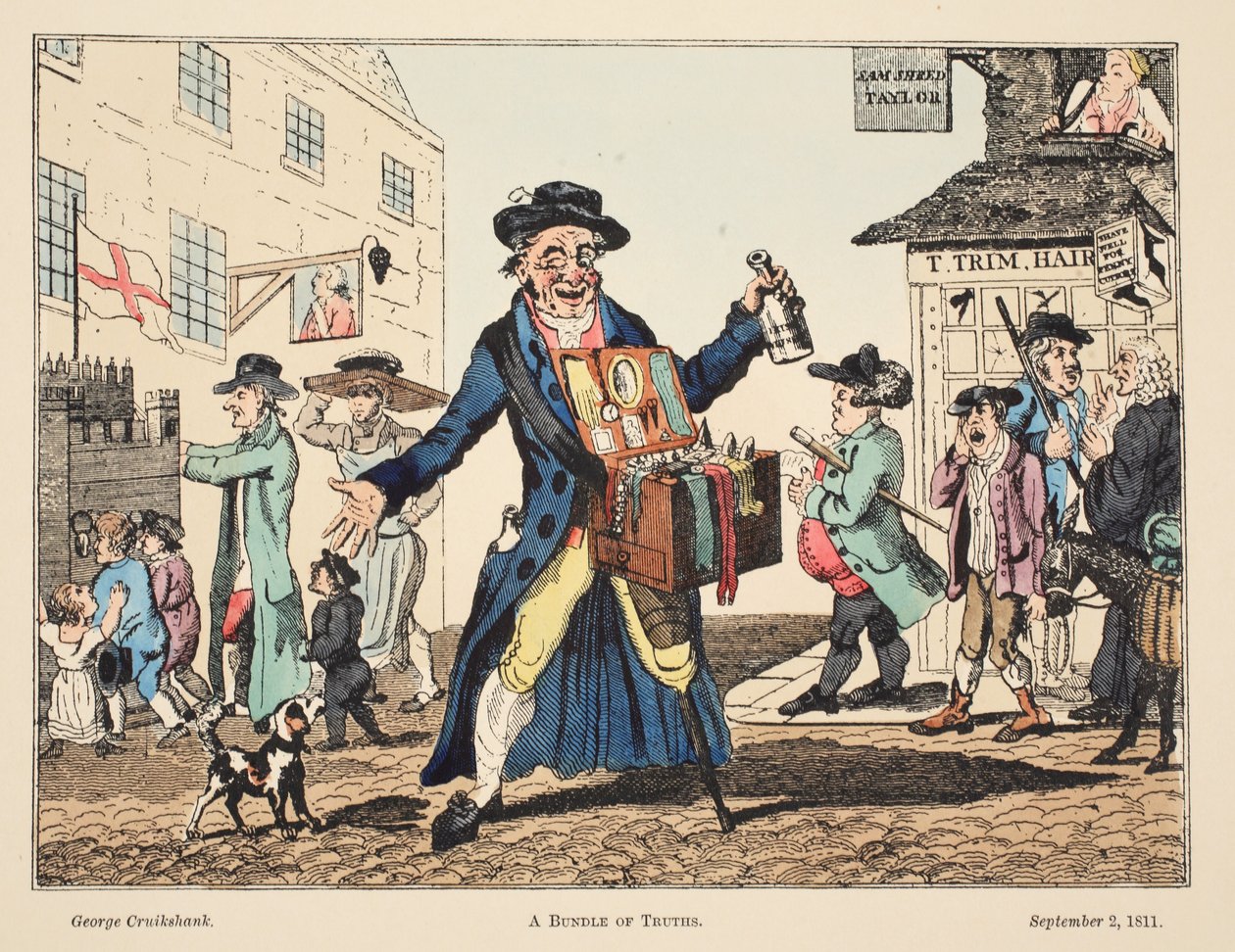 Un paquet de vérités, 1811 - George Cruikshank