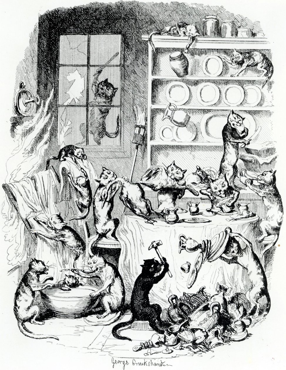 Illustration de livre, 1847 - George Cruikshank