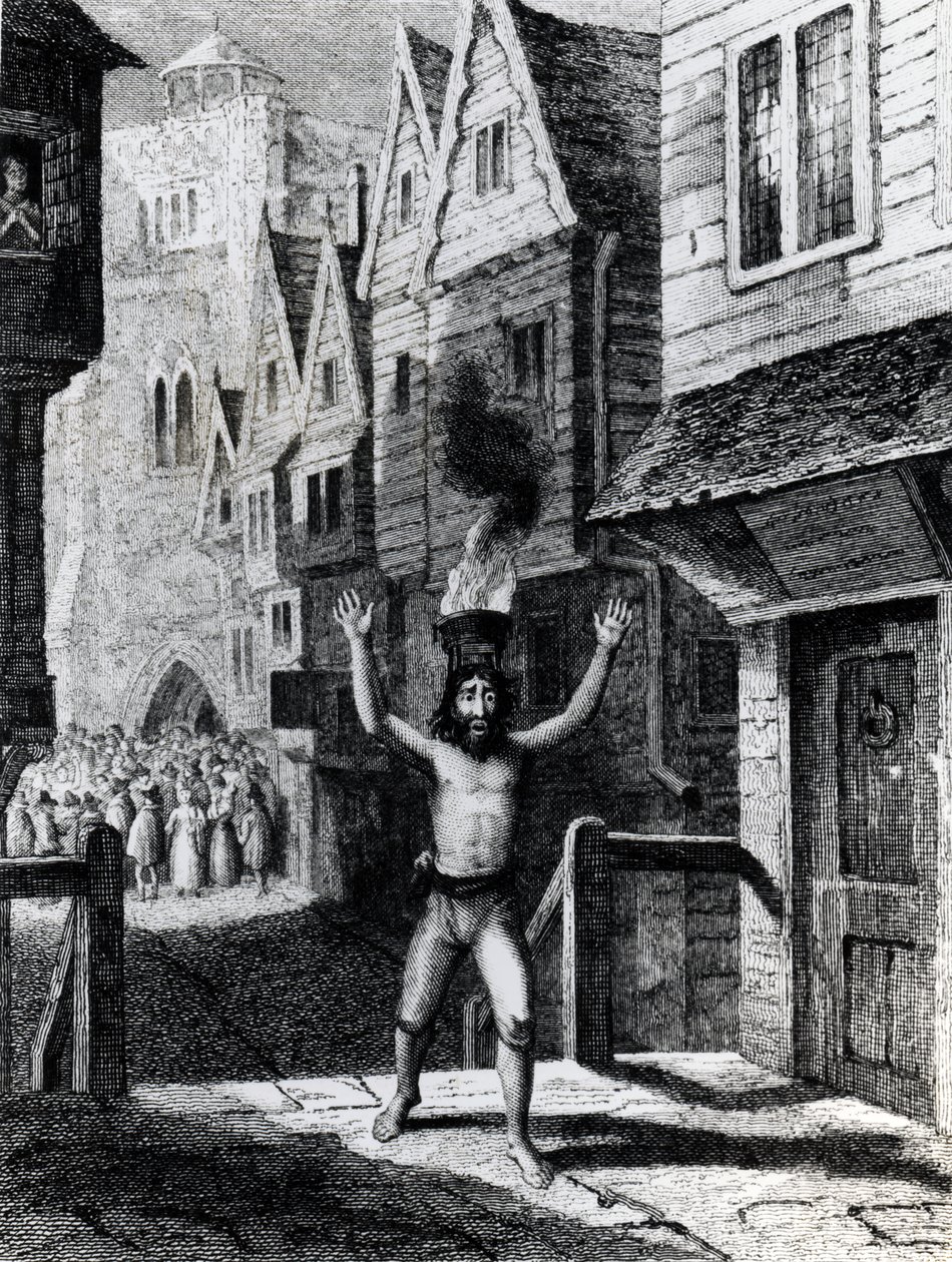 Solomon Eagle, gravé par Davenport, publié par Thomas Tegg et Fils, 1835 - George Cruikshank