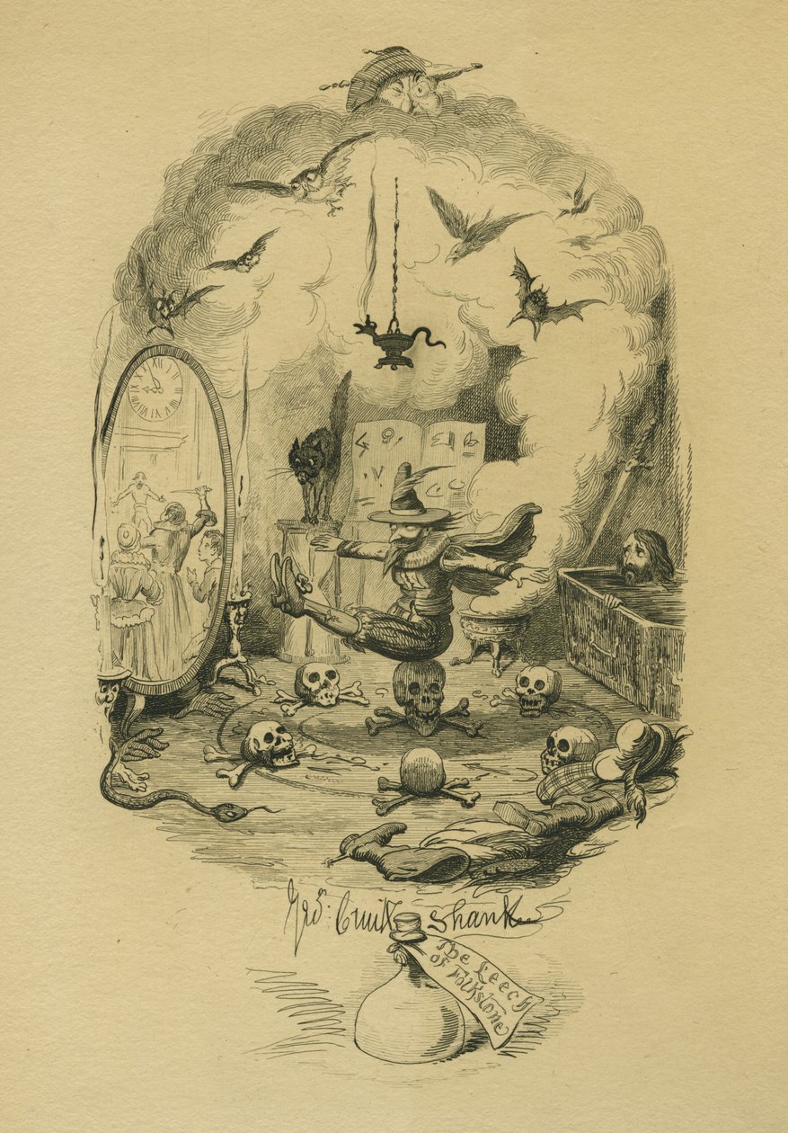 La sangsue de Folkstone - George Cruikshank