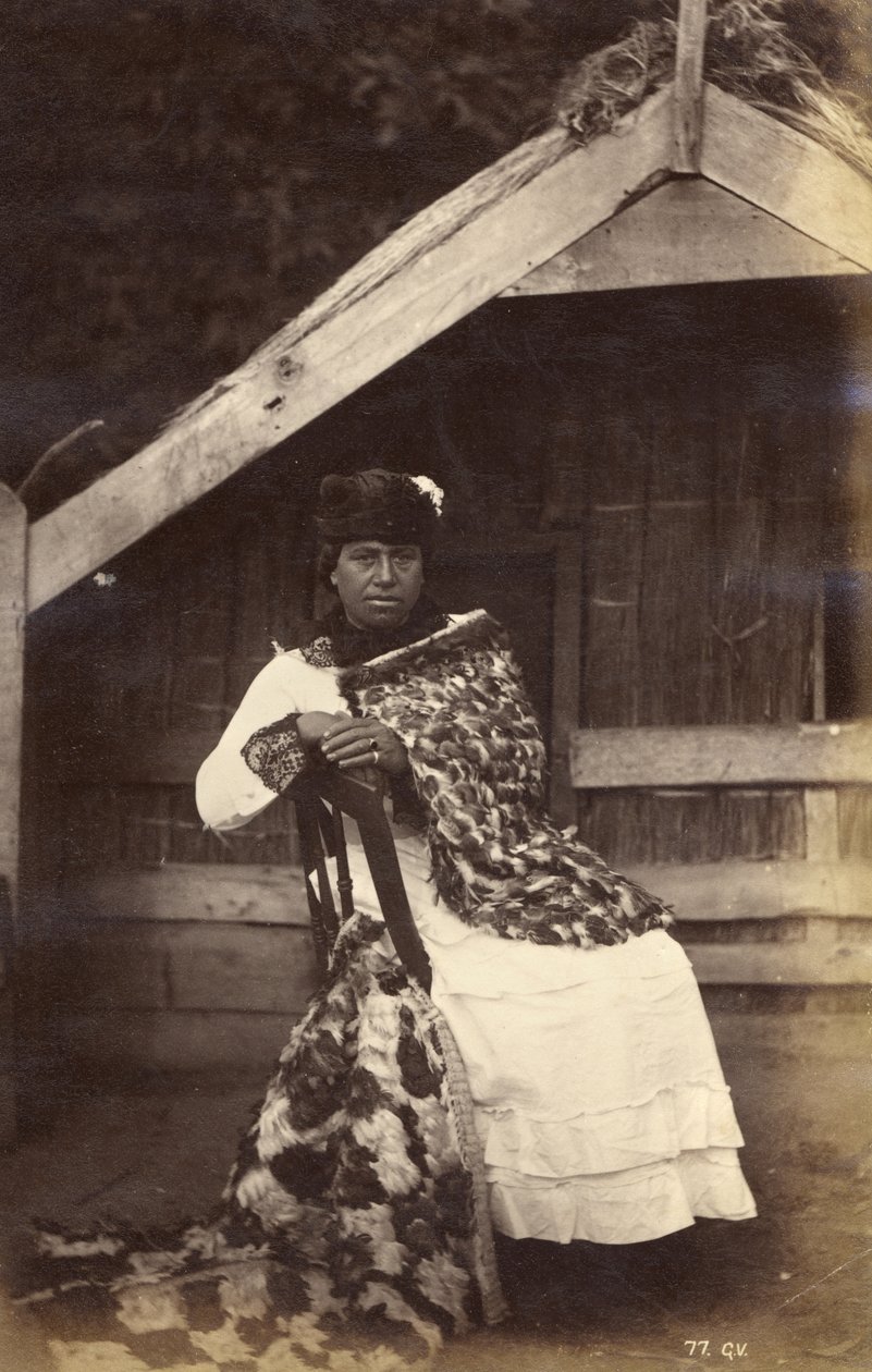Guide Kate, Te Wairoa, 1885 (tirage albuminé) - George Dobson Valentine