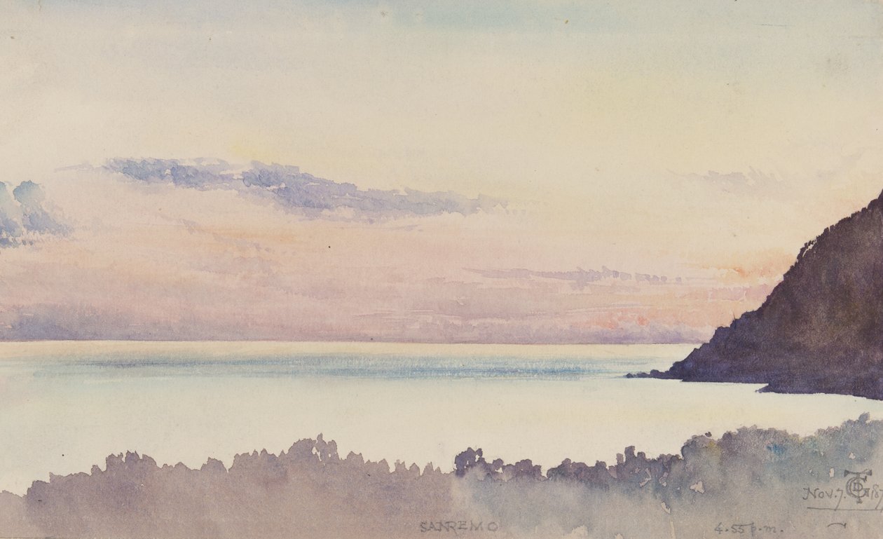 San Remo, 16h55, 7 novembre 1877 - George Douglas Tinling