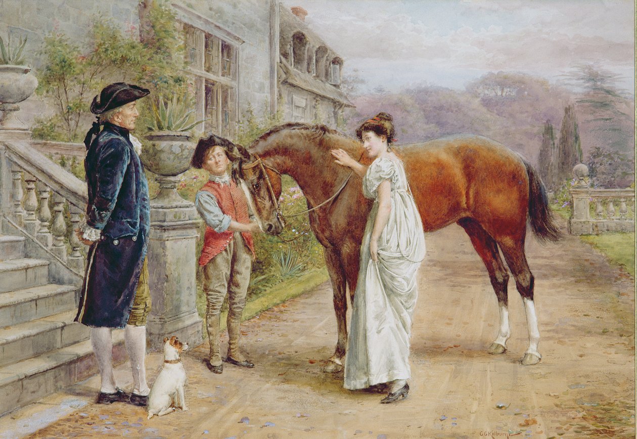 Une jument favorite - George Goodwin Kilburne