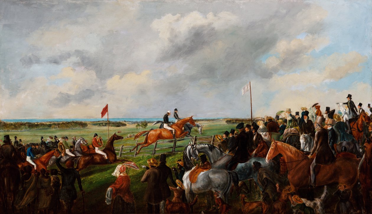 La première course de steeple en Australie du Sud, 25 septembre 1846 - George Hamilton
