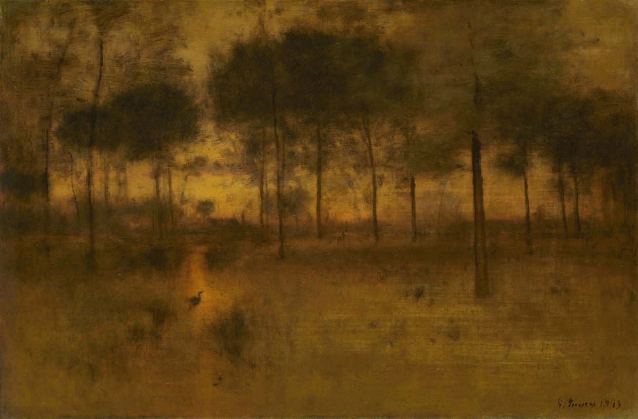 La maison du héron - George Inness