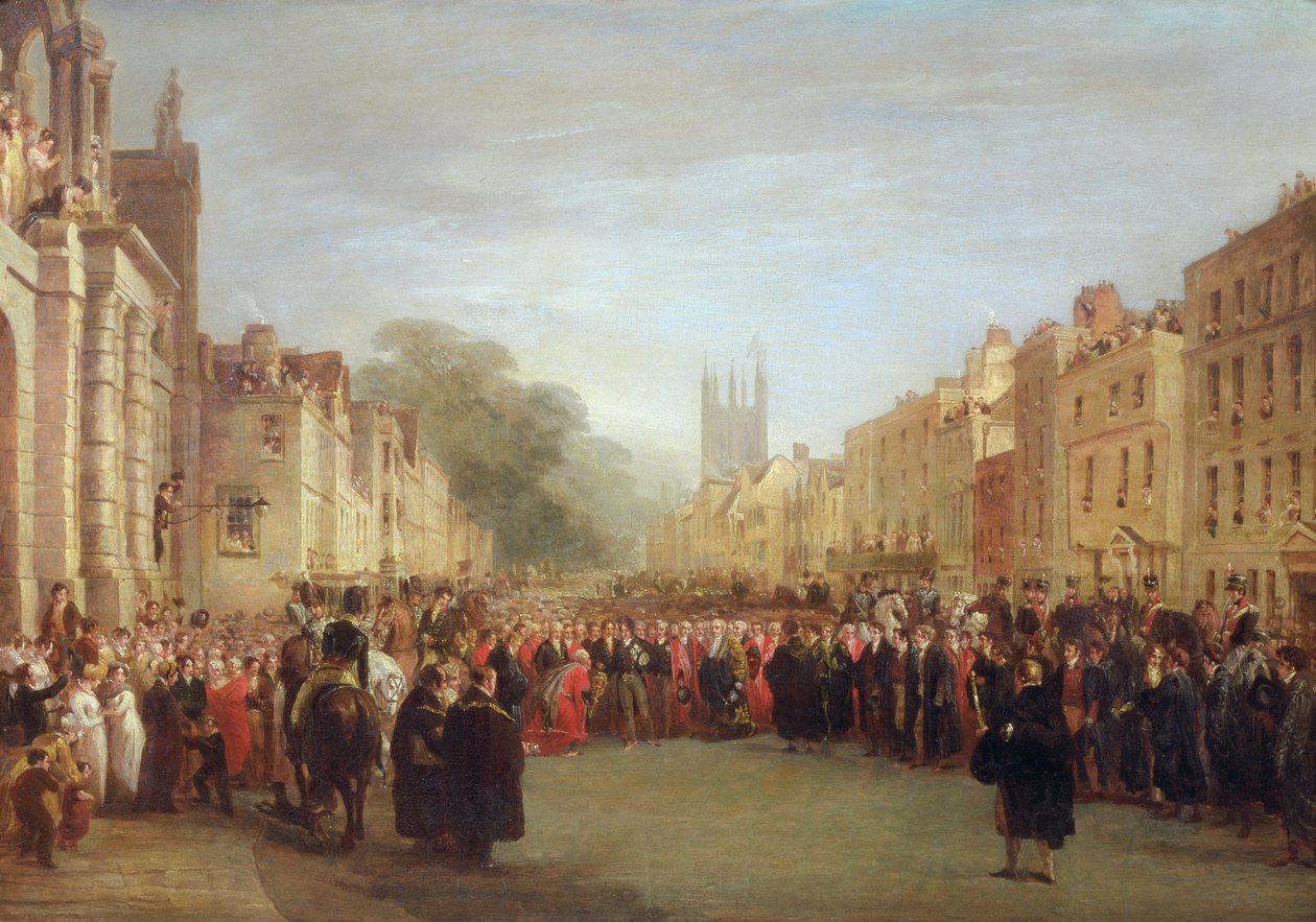 La visite du Prince Régent à Oxford, 1814 - George Jones