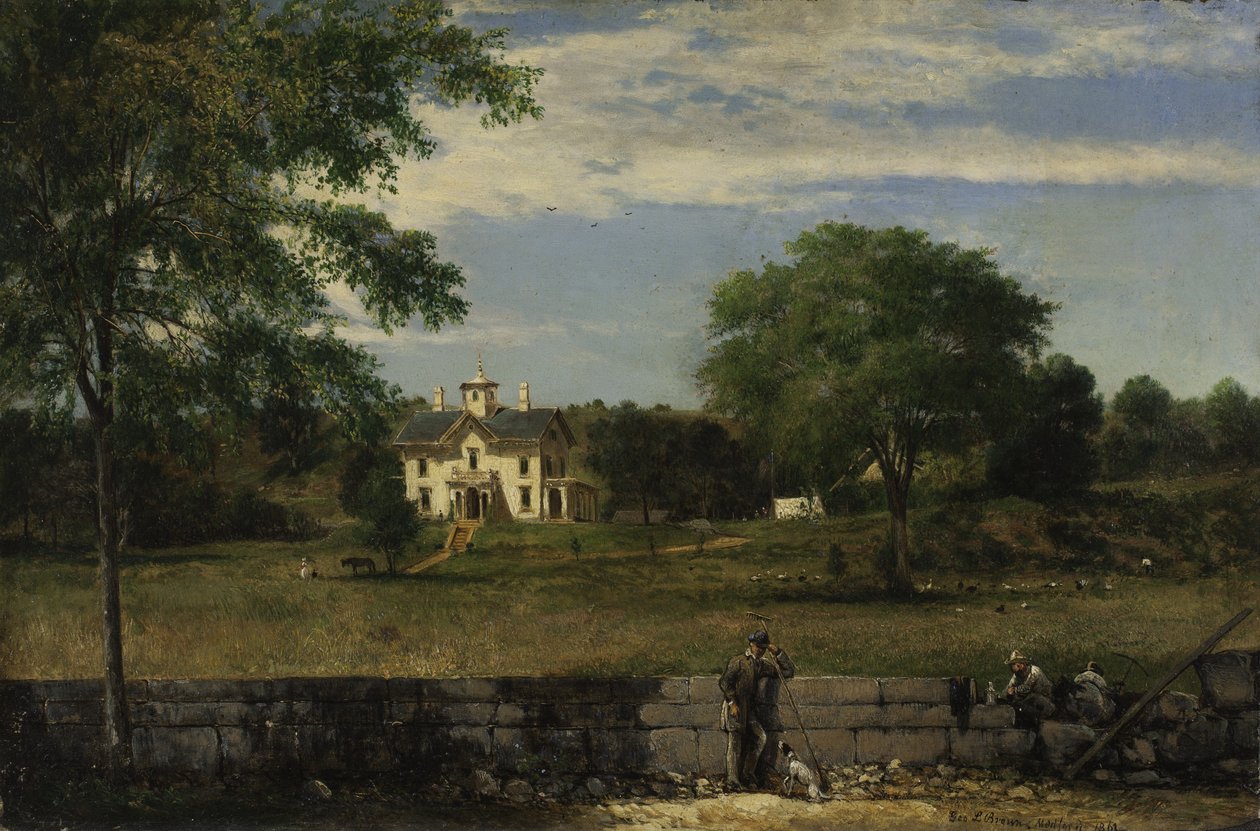 Effet du matin, Medford, Massachusetts, 1861 - George Loring Brown