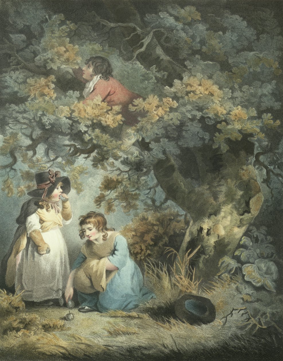 Récolte de fruits, gravé par R.M. Meadows, publié par John Raphael Smith, 1793 - George Morland