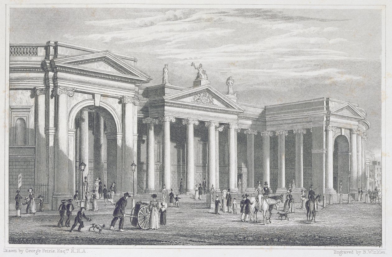 Portique sud de la Banque d