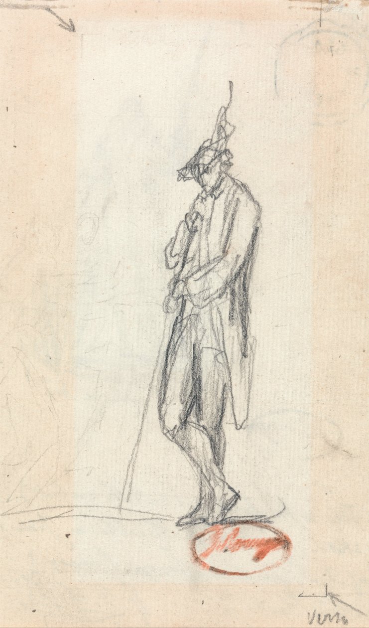 Figure masculine debout - George Romney