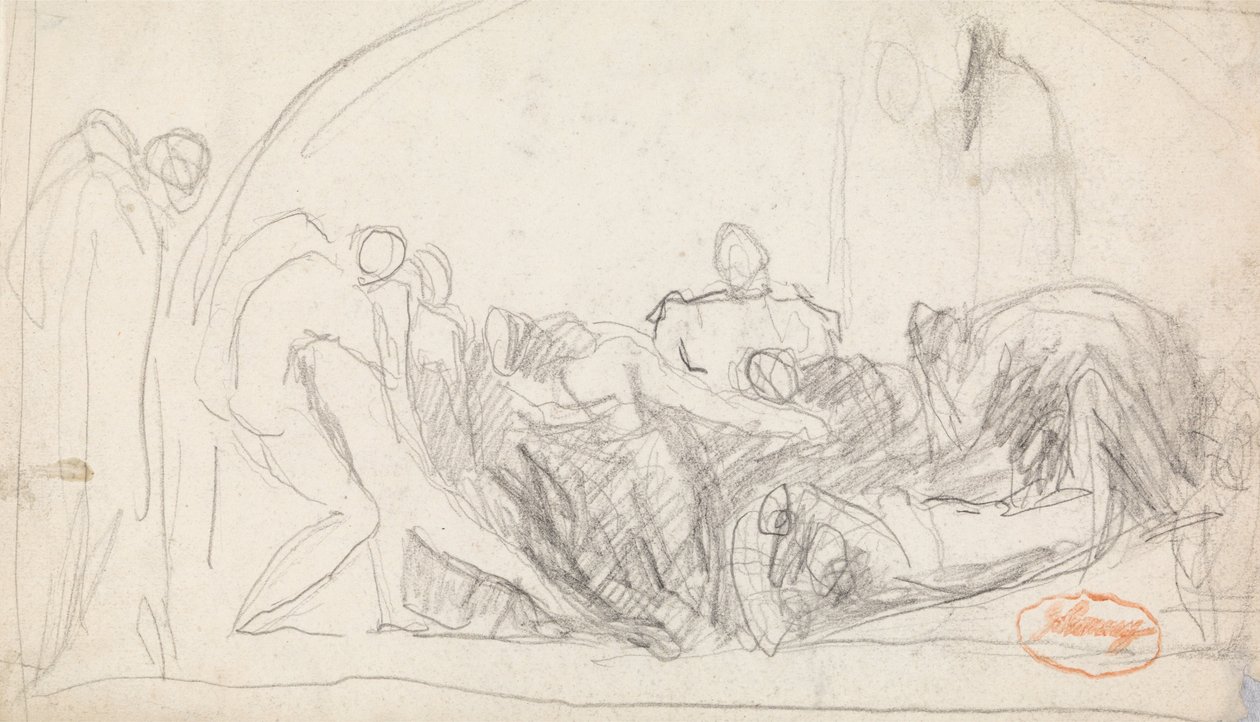Étude de composition de figure 22 - George Romney