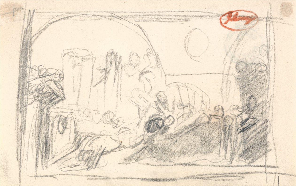 Howard visitant une prison - George Romney