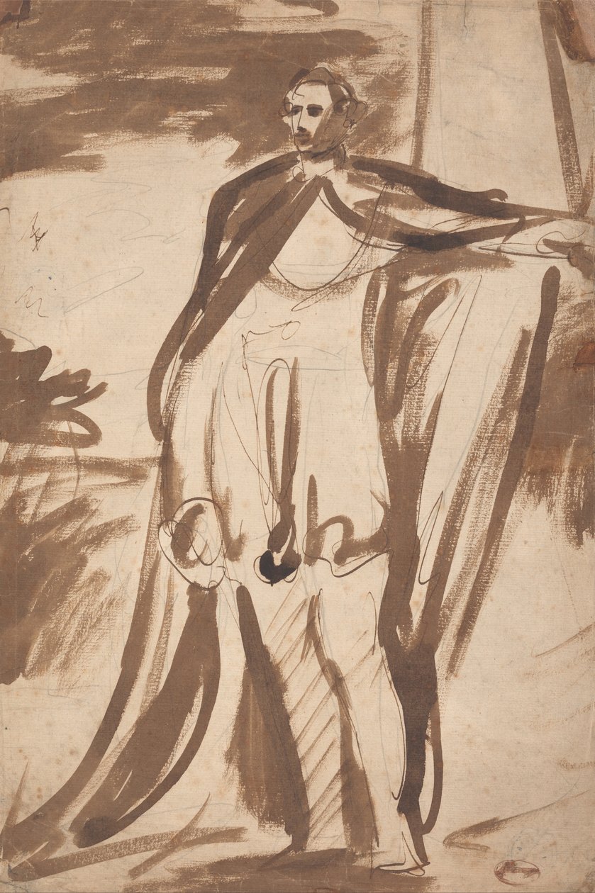 Lord Salisbury, debout près d