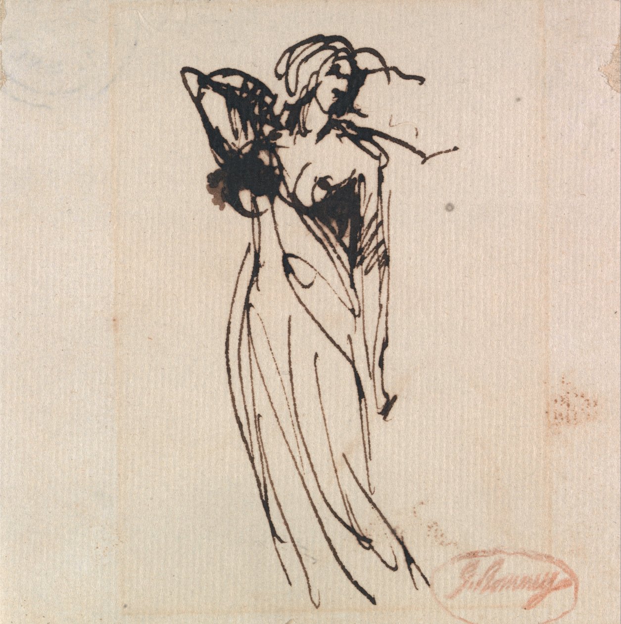 Figure féminine debout - George Romney