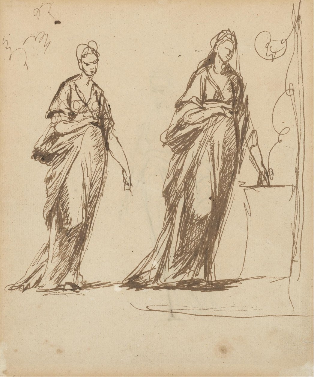 Deux figures féminines - George Romney