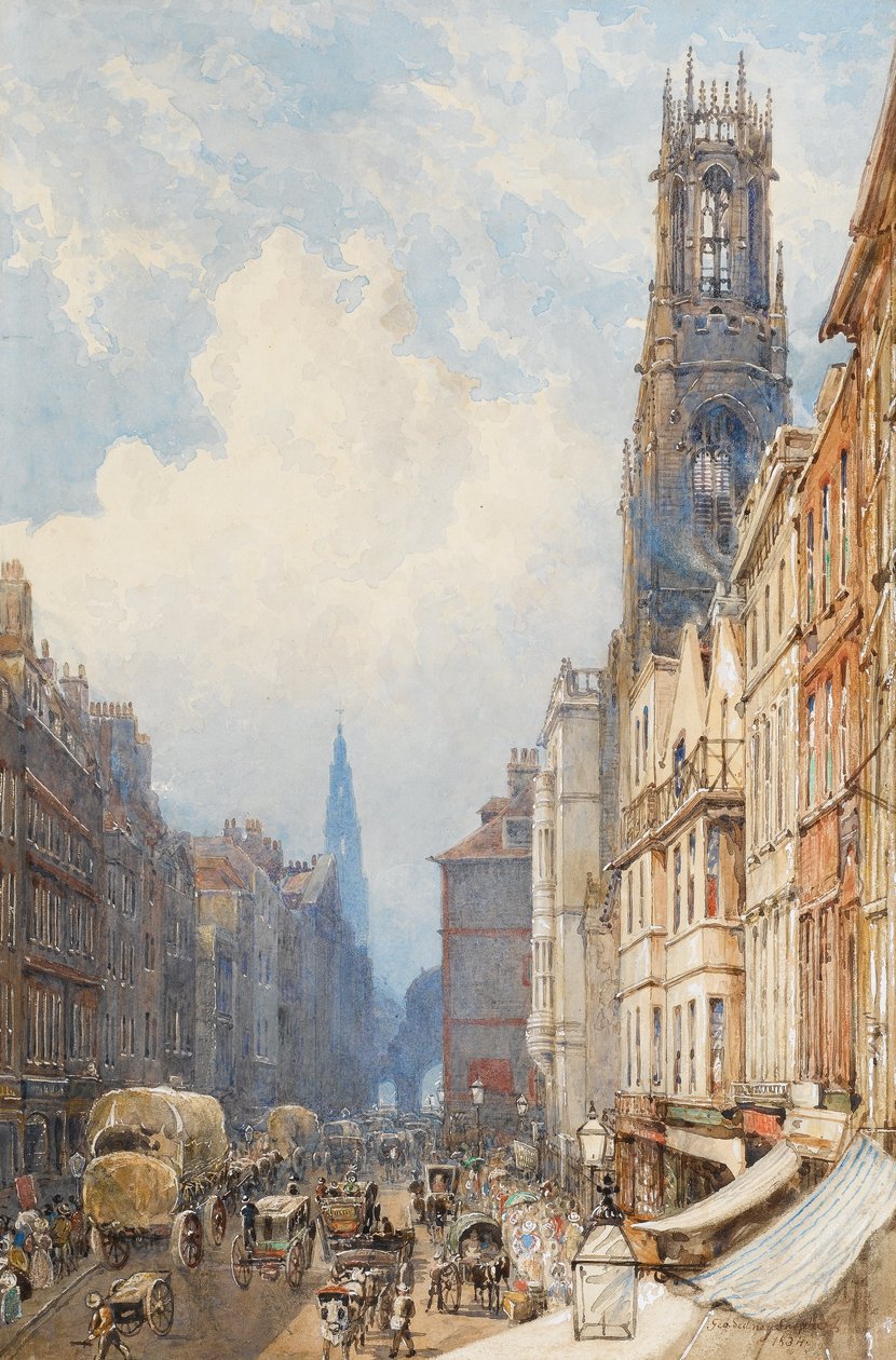 Fleet Street, Londres, 1834 - George Shepherd