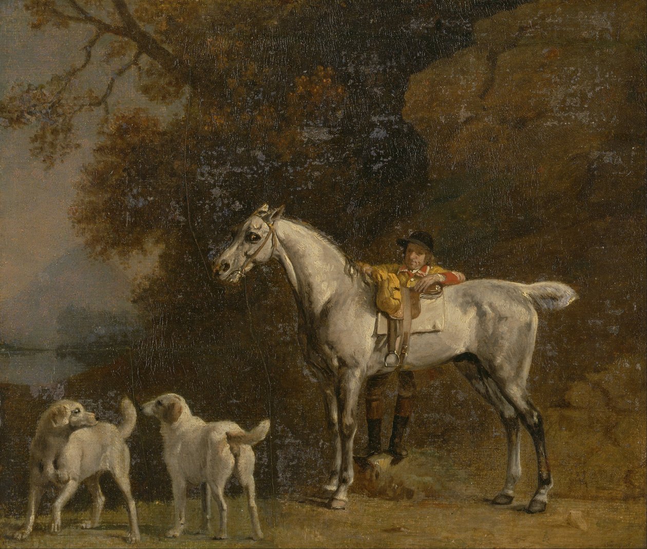 Études pour ou après Le 3e duc de Richmond avec la chasse de Charleton - George Stubbs