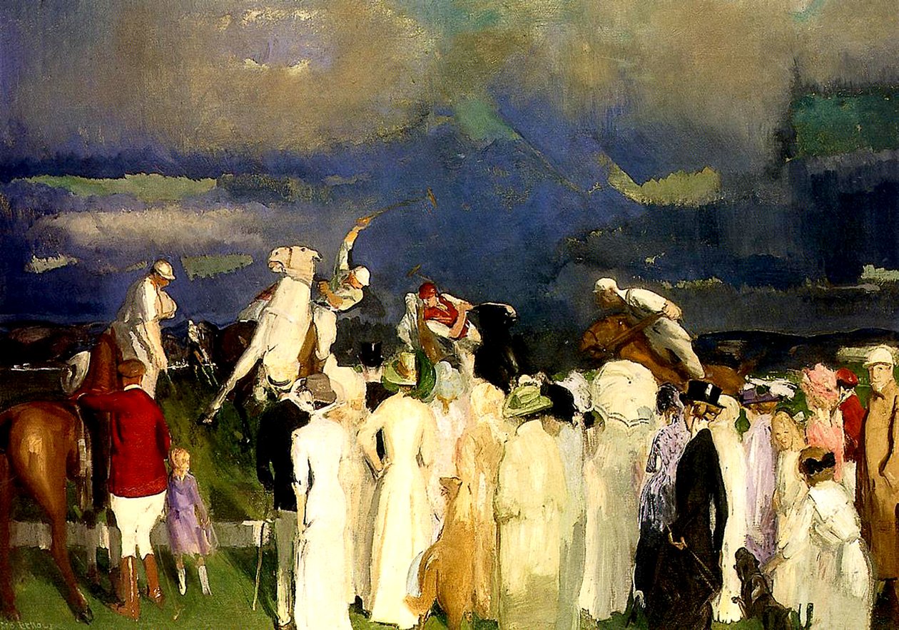 Une partie de polo, 1910 - George Wesley Bellows