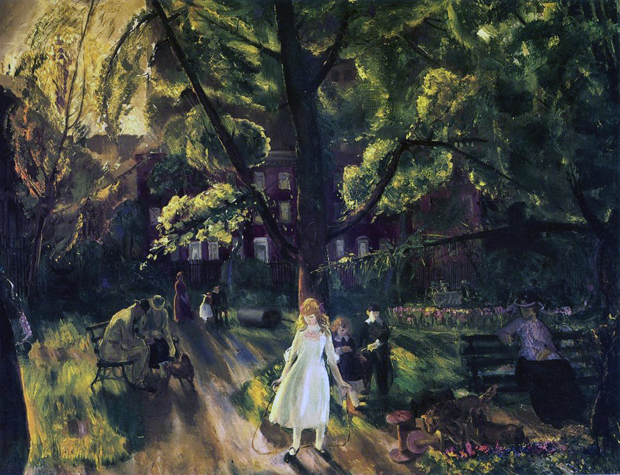 Gramercy Park - George Wesley Bellows
