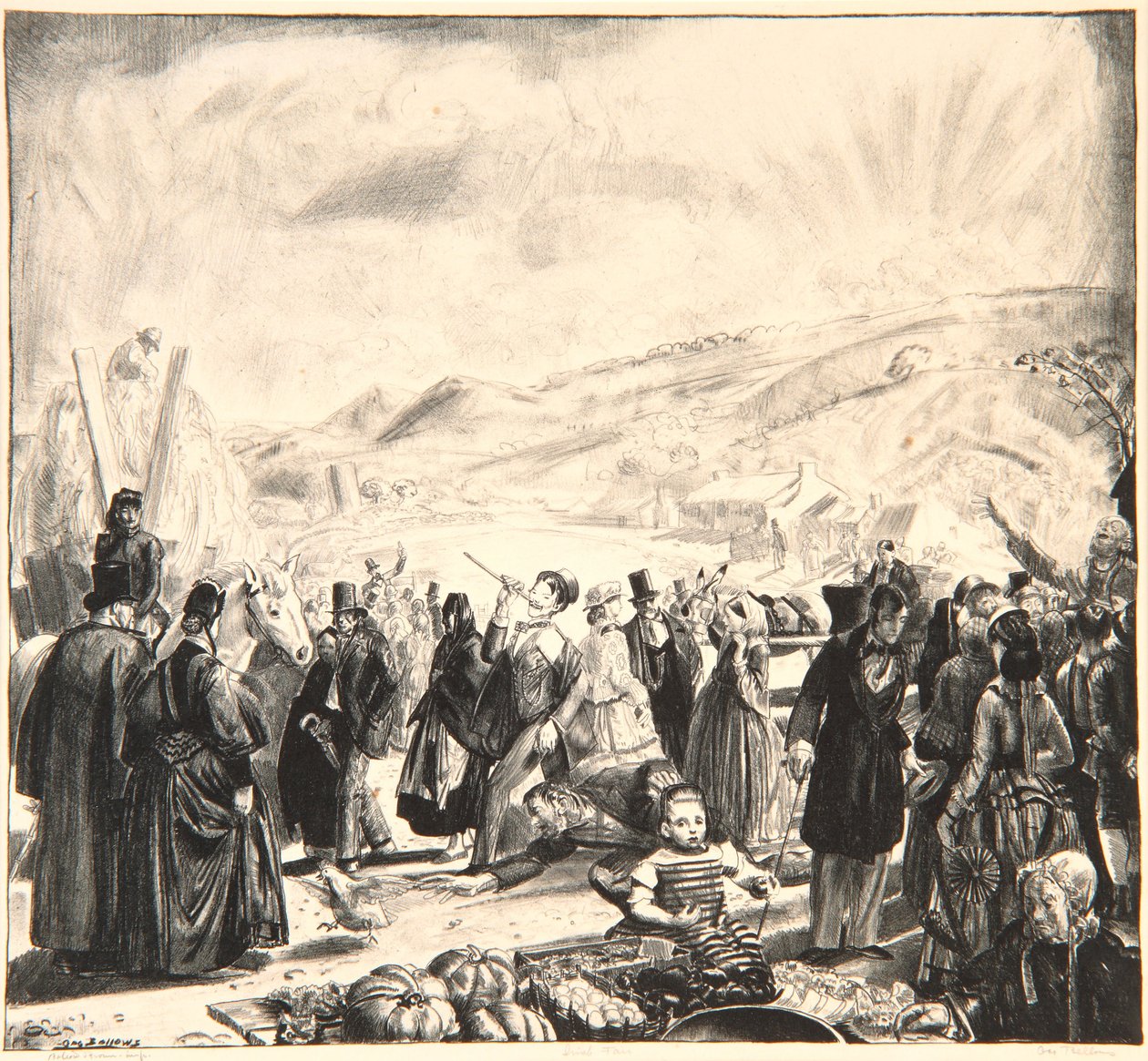 La foire irlandaise, 1923 - George Wesley Bellows