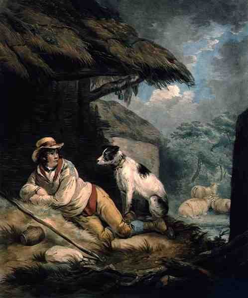 Le Berger, gravé et publié par William Barnard - George (after) Morland
