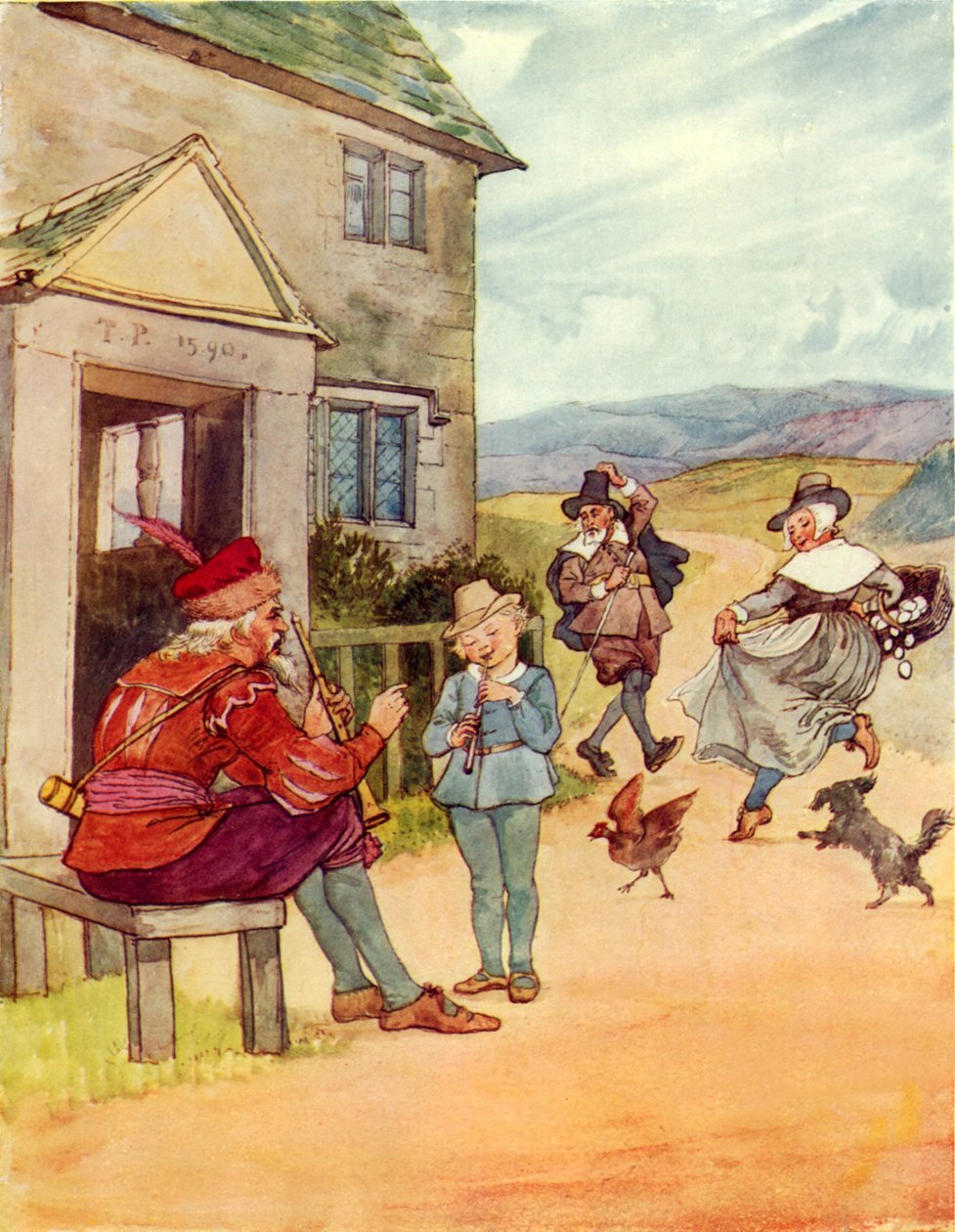 Tom, le fils du joueur de flûte (lithographie couleur) - George 9th Earl of Carlisle Howard