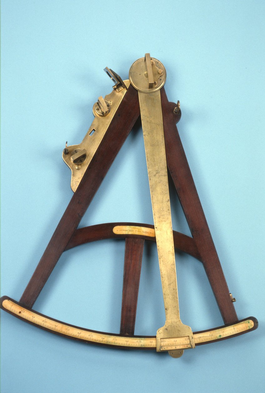 Quadrant ou octant Hadley de 18 pouces, vers 1760 - George Adams