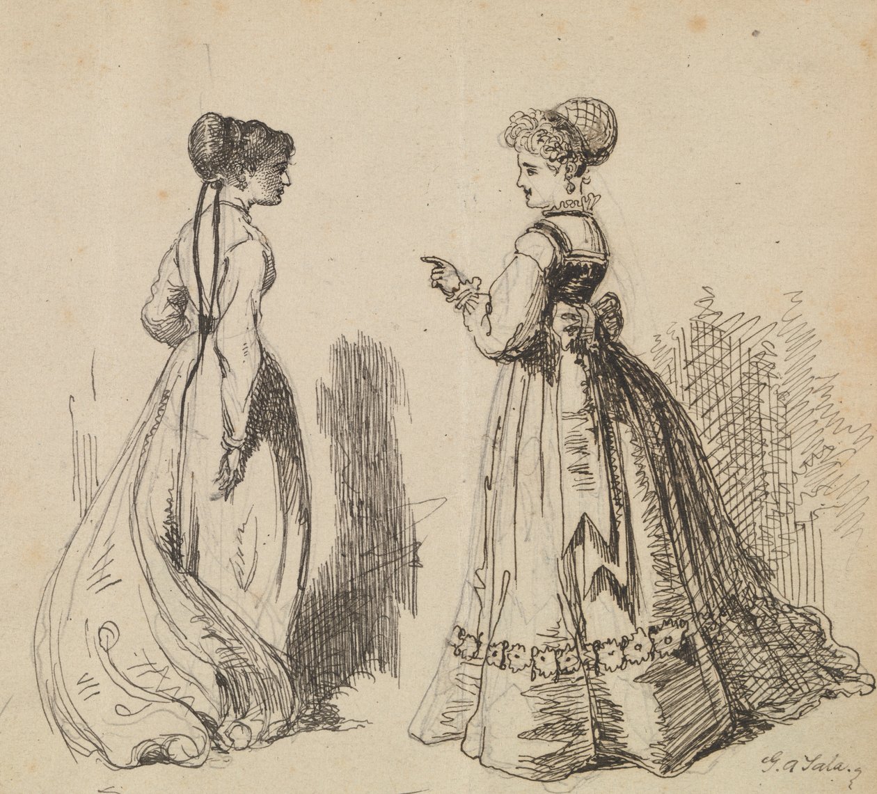 Deux femmes - George Augustus Sala
