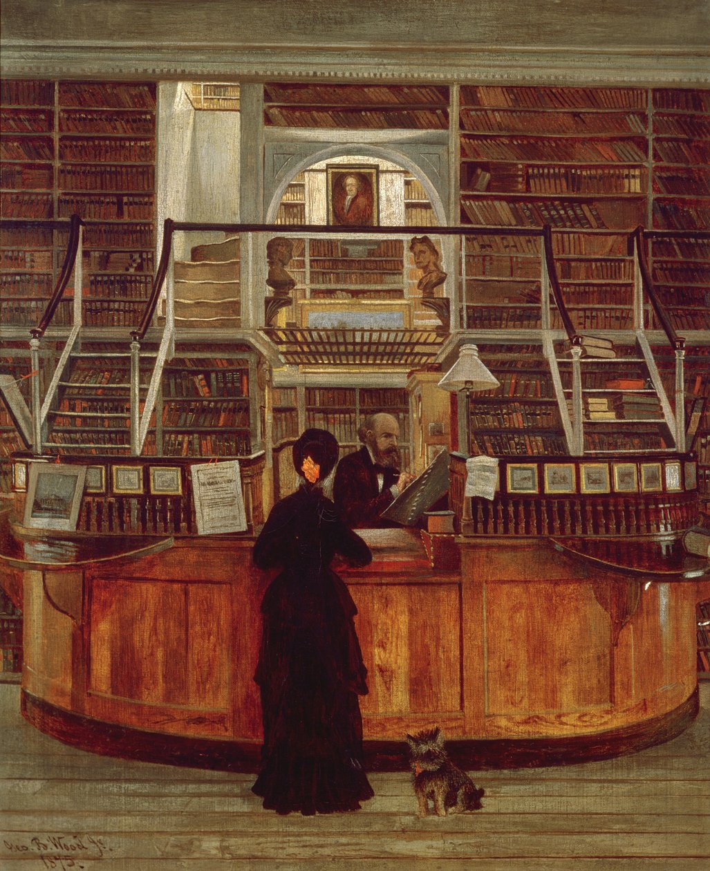 Bibliothèque de Philadelphie, 1875 - George Bacon Wood
