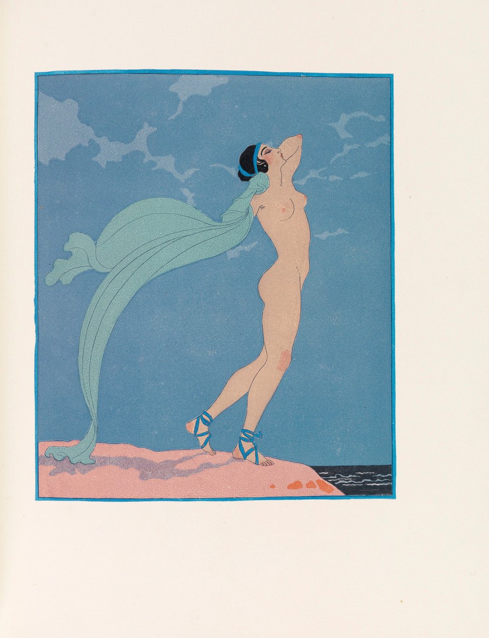 Illustration pour Les Chansons de Bilitis par Pierre Louÿs, 1922 - George Barbier