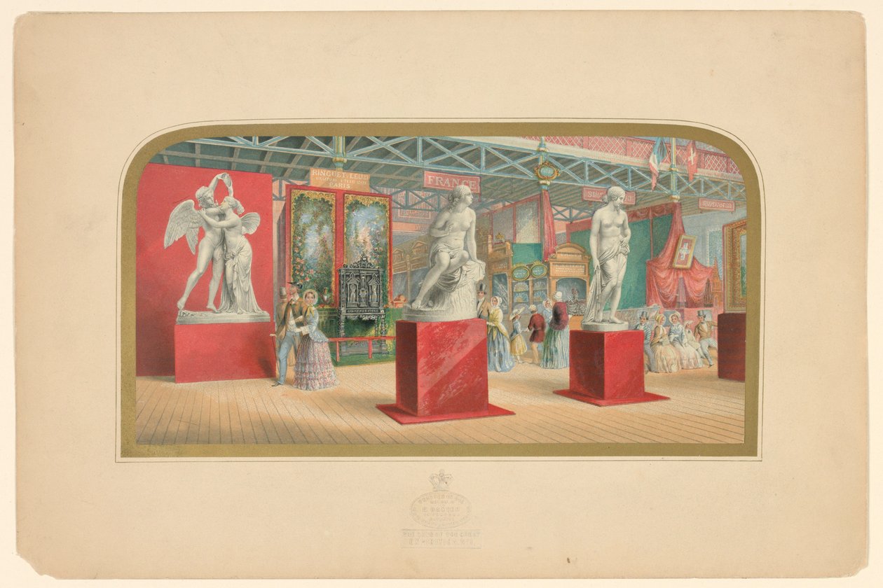 Impression « Baxter » : Joyaux de la Grande Exposition de 1851, joyau no 1 - George Baxter
