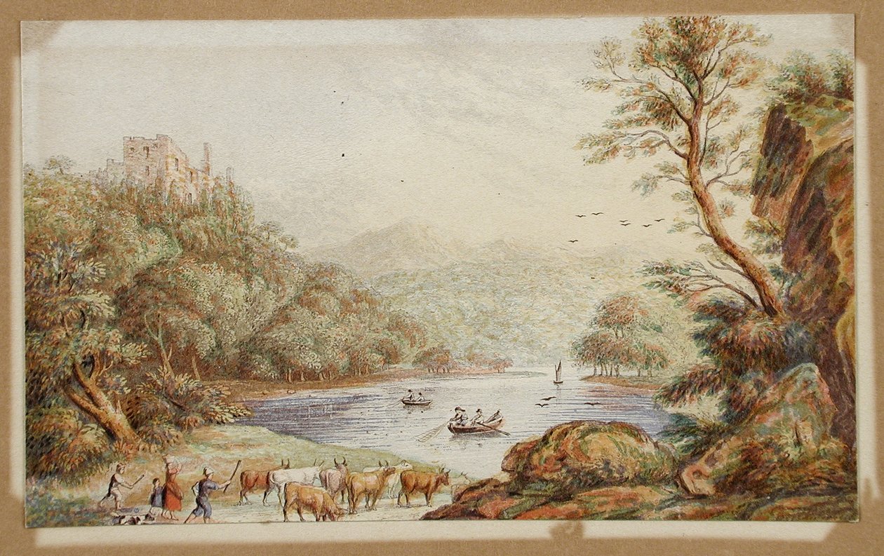 Le château de Brougham, dans le Westmoreland - George Baxter