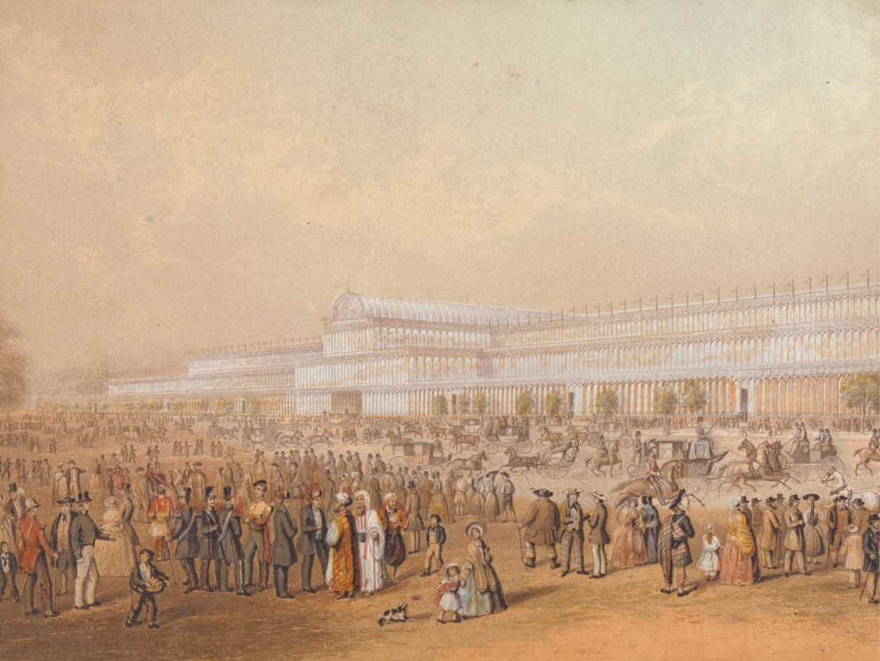 Palais de Cristal, Hyde Park - George Baxter