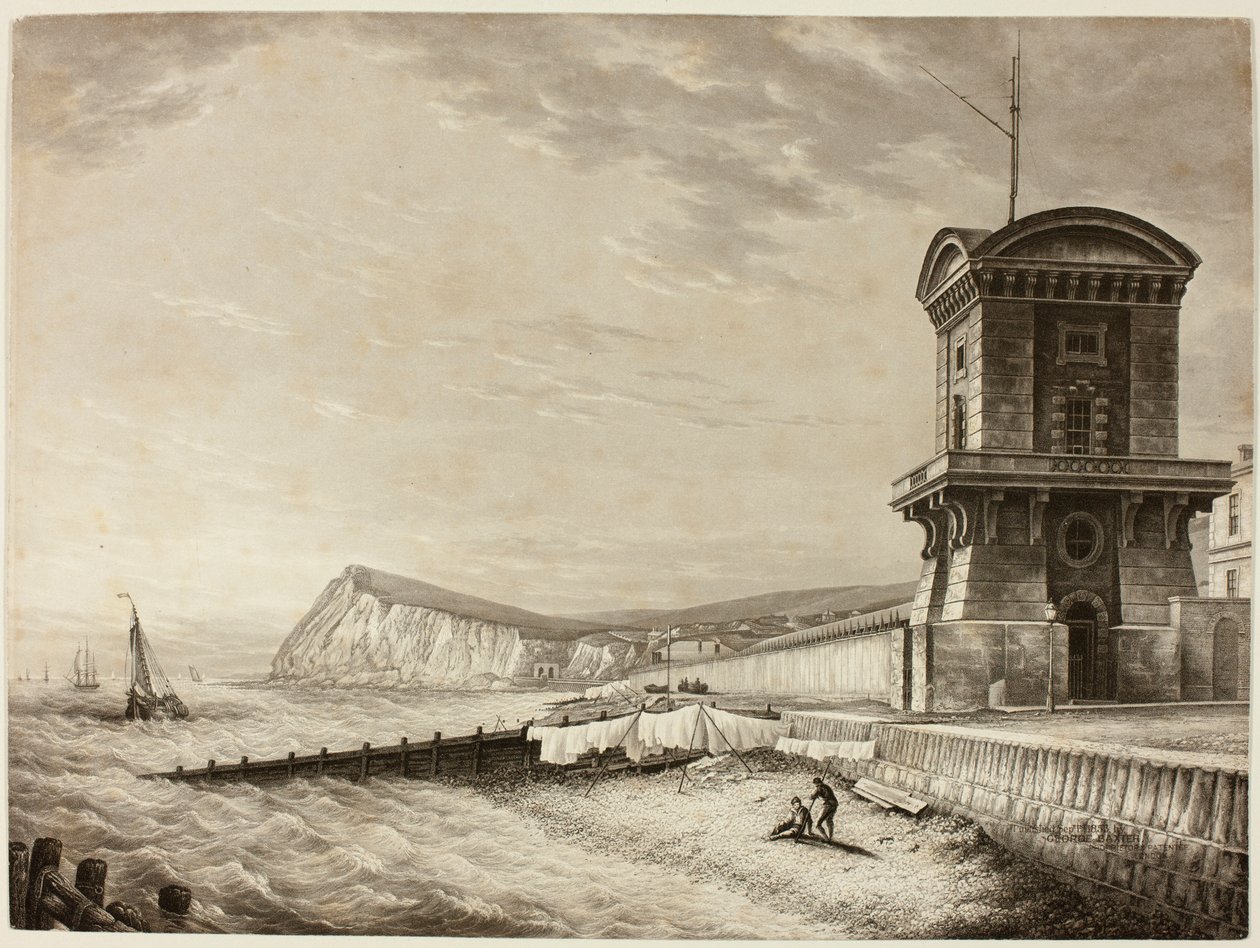 Côte de Douvres - George Baxter