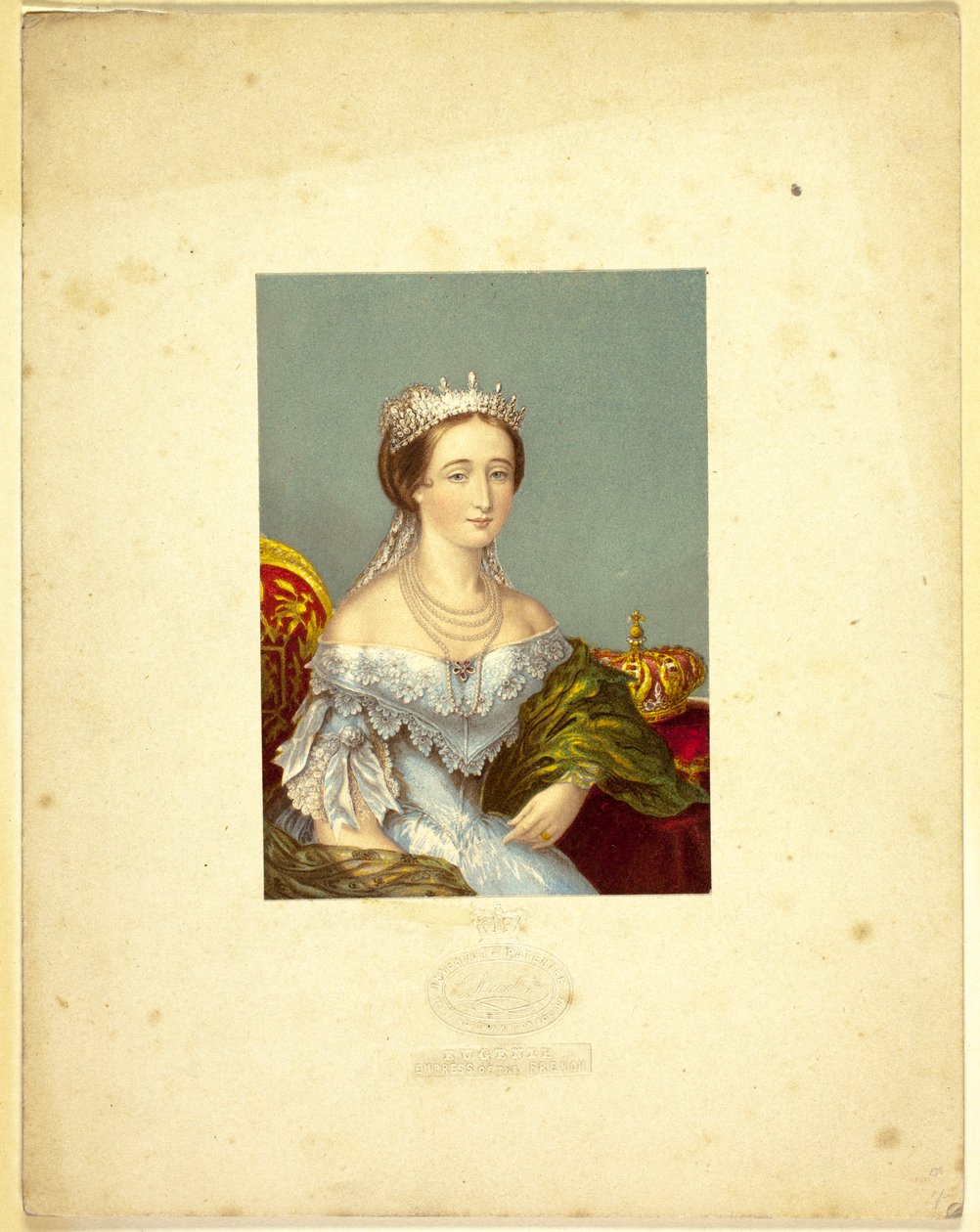 Eugénie, impératrice des Français - George Baxter