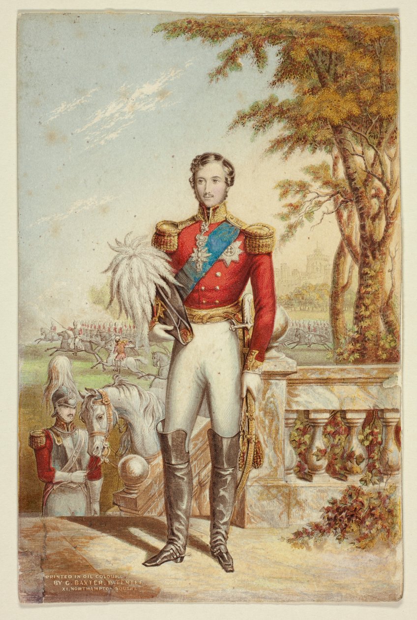 Son Altesse Royale le prince Albert (pantalon en peau de daim) - George Baxter